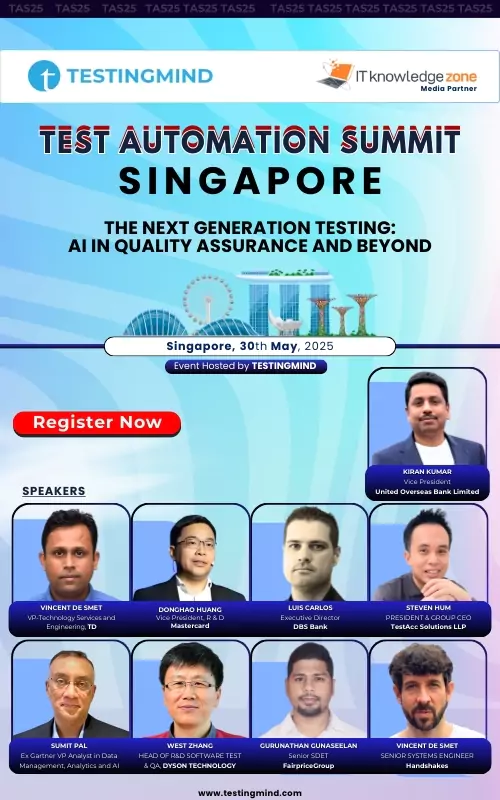 Test Automation Summit - SINGAPORE M